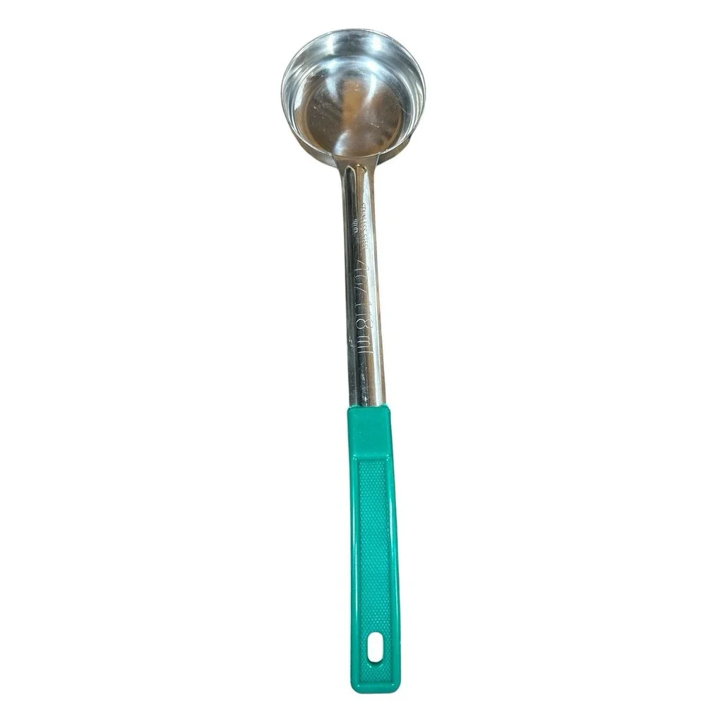 5 Stainless Steel Portion Control Ladle Spoon Set Color Coded Spoodles 2oz-4oz